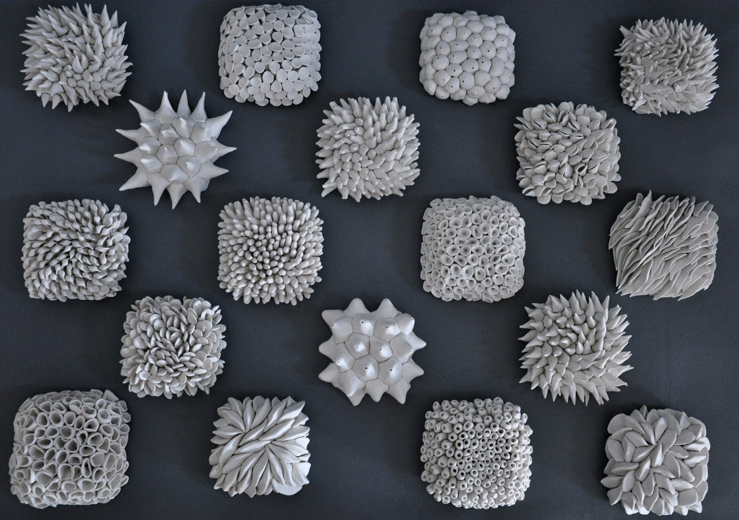 Agave - Porcelain Micro Tile - 3d Textured Decorative Wall Tile Tropical Beach Decor Modern
