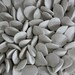 Hyacinth - Porcelain Micro Tile Ceramic - Decorative Textured Wall Art 3d  Flower Sculpture