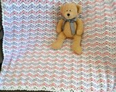 Made-to-Order Ripples and Bubbles Baby Afghan Blanket - You Tell Me the Color