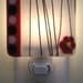 Fused Glass Night Light - Little Red Daisy