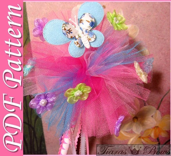 Instant Download - How to make Princess Tulle Fairy Wands - Easy Tutorial