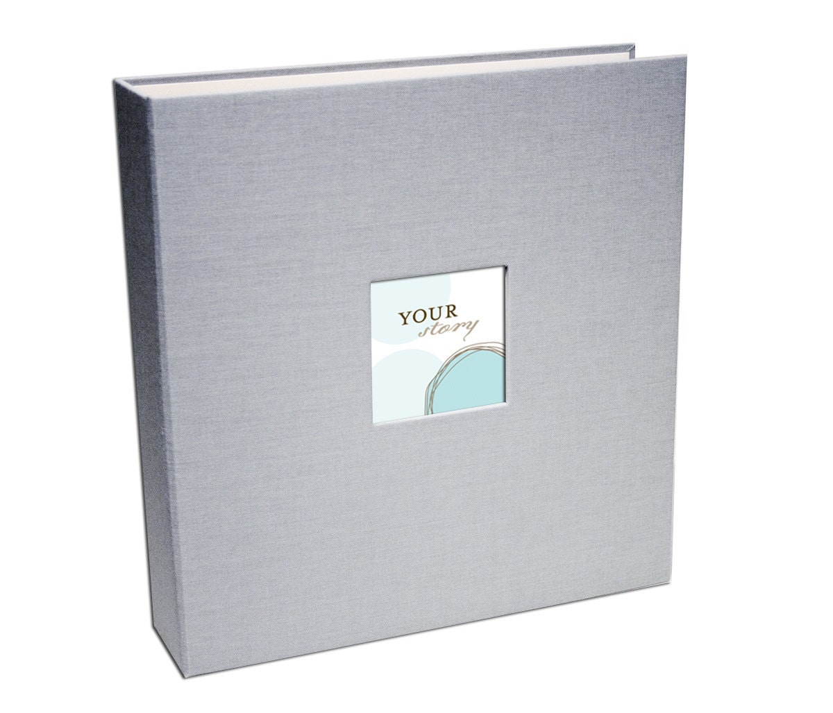 BOY Large Deluxe Modern Baby Memory Book (Gray Cover, Modern Boy Pages . 8.5 x 11 Page Size)
