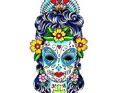 Sugar Skull Butterfly Beauty