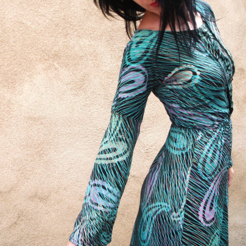 iheartfink SALE - Bohemian Like You - iheartfink Handmade Paisley Ruffle Dress
