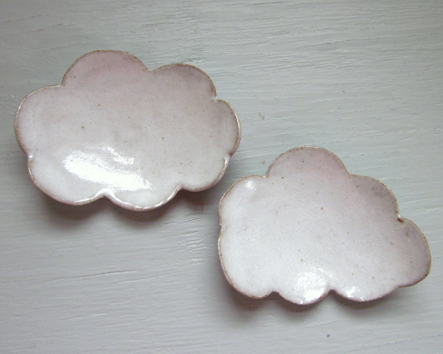 2 cloud tea spoon rest - 4 inches