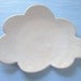 white cloud dessert plate - 9 inches