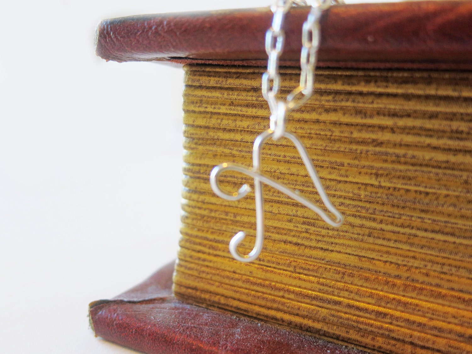 Silver Initial Necklace Personalized Letter Silver Pendant Alphabet A  - Z Stacking Bridesmaids Gift