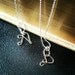 Silver Initial Necklace Personalized Letter Silver Pendant Alphabet A - Z Stacking Bridesmaids Gift
