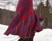 Handmade artisan indie felted skirt MADE TO ORDER