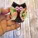 Fabric Owl Paperclip, Owl Clip, Owl Bookmark, Clip, Owl Paperclips, Paperclips, Bookmark