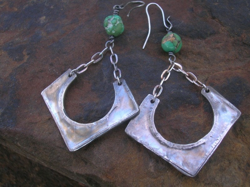 SEDONA  - Turquoise, Sterling Earrings