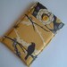 Kindle 3 Latest Edition Ereader Sleeve, Case, Joel Dewberry Aviary 2 Sparrows Fabrics, Vintage Button