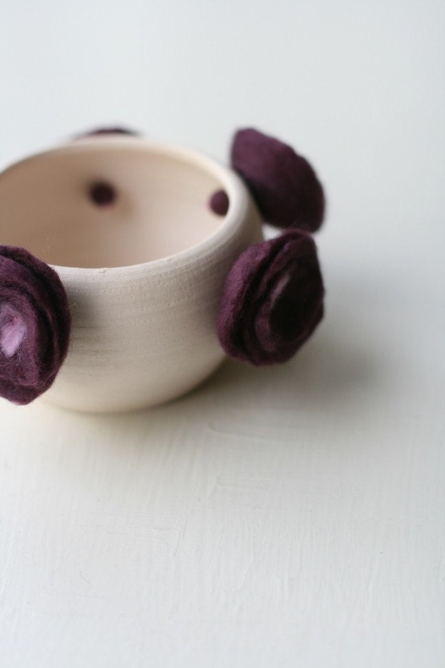 Purple Blooming Vase