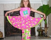 2PC CUSTOM BOUTIQUE BUTTERFLY FIZZ RETRO SZ 12m-7 DBCB ETSYKIDS HANDMADE