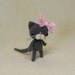 Teeny Tiny Gray Kitty made-to-order