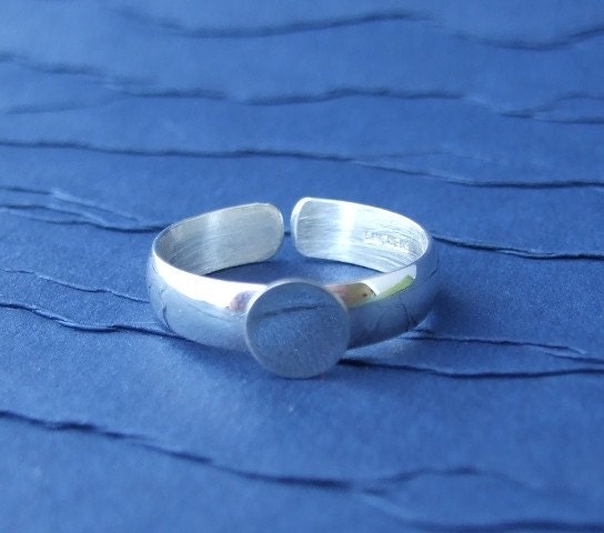 Adjustable Sterling SIlver Ring Blanks