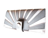 Rising Sun (Gray ) ) Pocketbook Slash Checkbook Holder