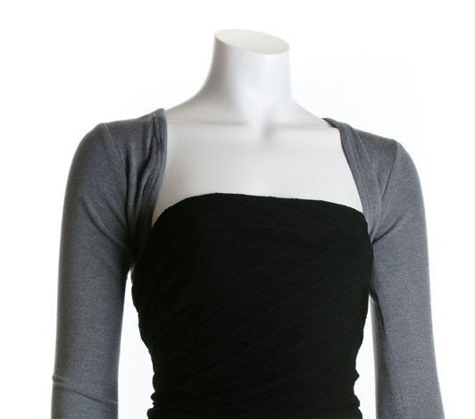 Gray Shrug Bolero