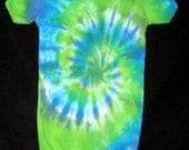 By the Sea Tye Dye One Piece Romper 3,6,12  and 18 months
