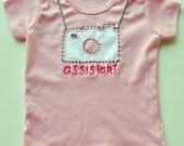 Camera handstitched tee