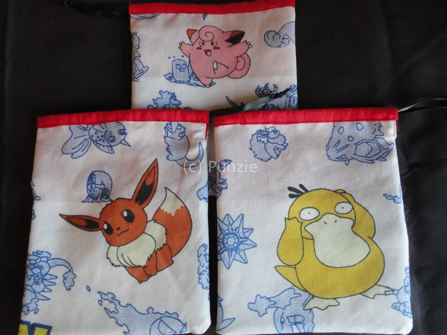 Pokemon reversible dice bag