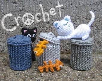 Alley Cats - Amigurumi Pattern - PDF Crochet