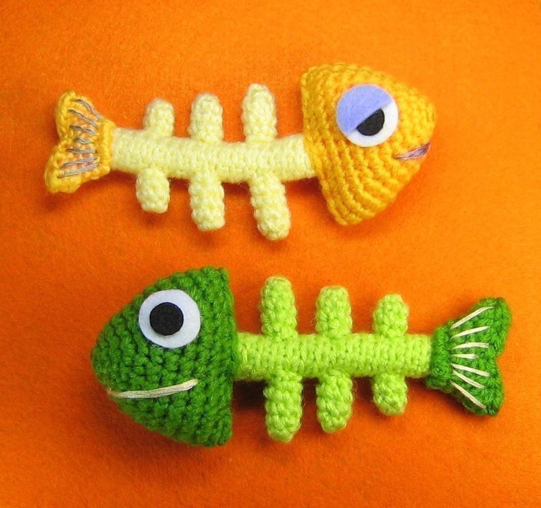 Fish Bone Crochet Pattern - PDF