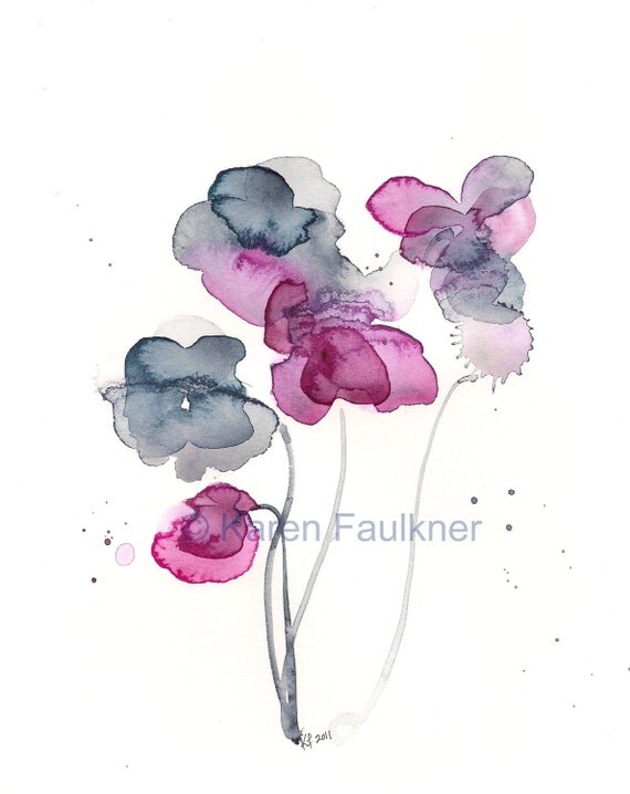 Art, Print, Giclee Print of Watercolor Painting: Frozen in Time