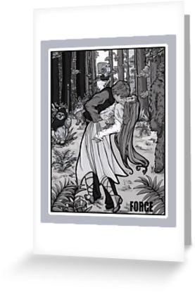 Victory over the Empire on the Endor Moon Notecard