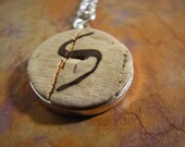 Monogramed "S" Recycled Cork Necklace