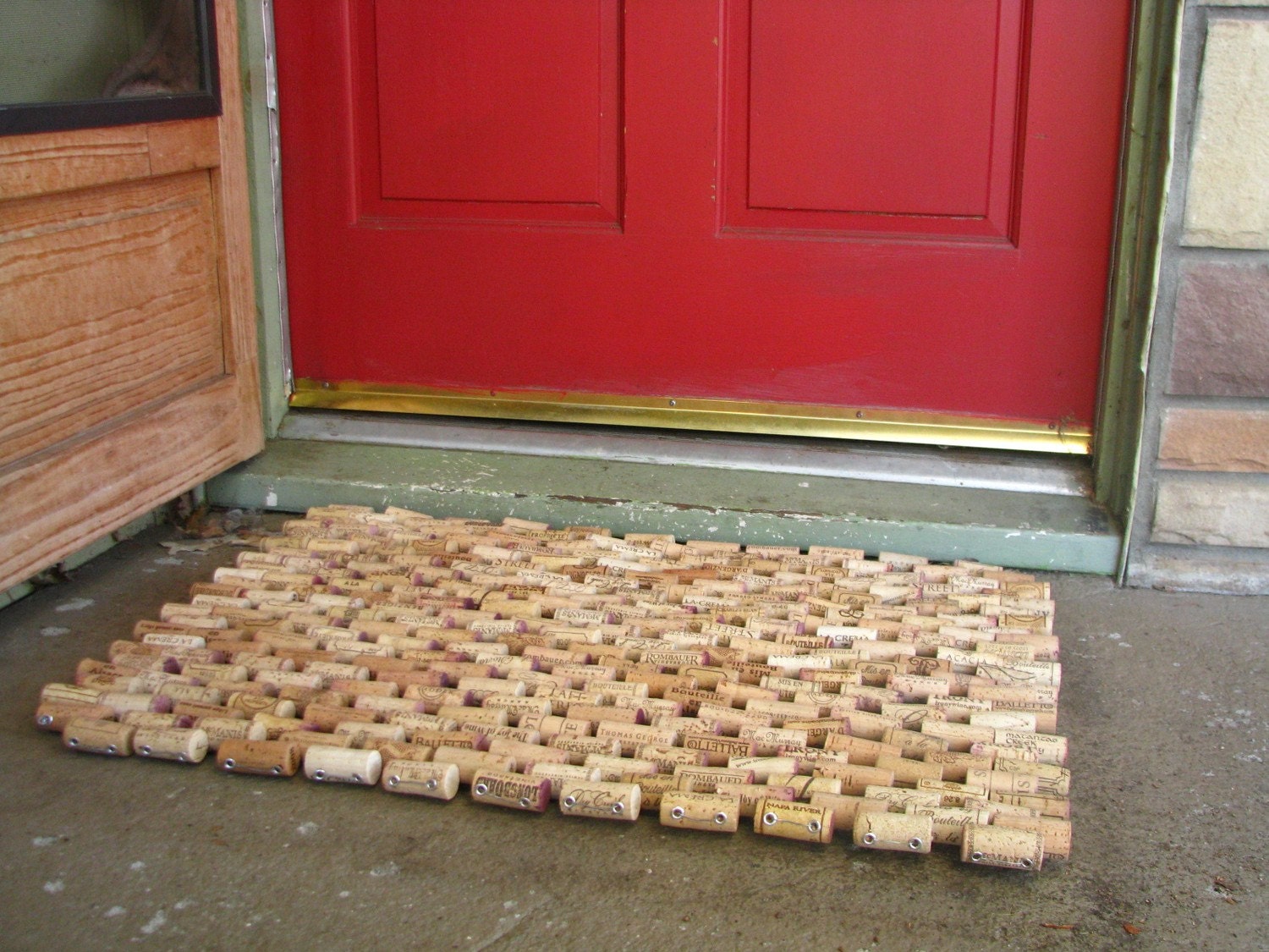 Recycled Wine Cork Doormat
