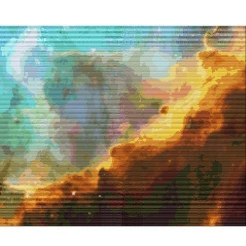 Hubble Storm Of Gases, pattern for loom or peyote
