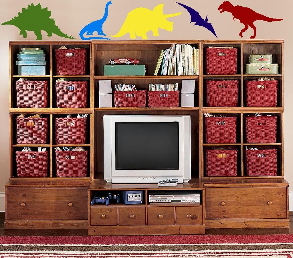 DINOSAUR DECALS (Vinyl, Dinosaur, Wall Decals, Boys Room, Decor, Prehistoric, Pottery Barn, Kids, Children)