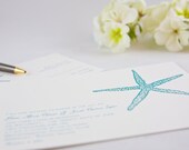 Starfish Beach Wedding Invitations