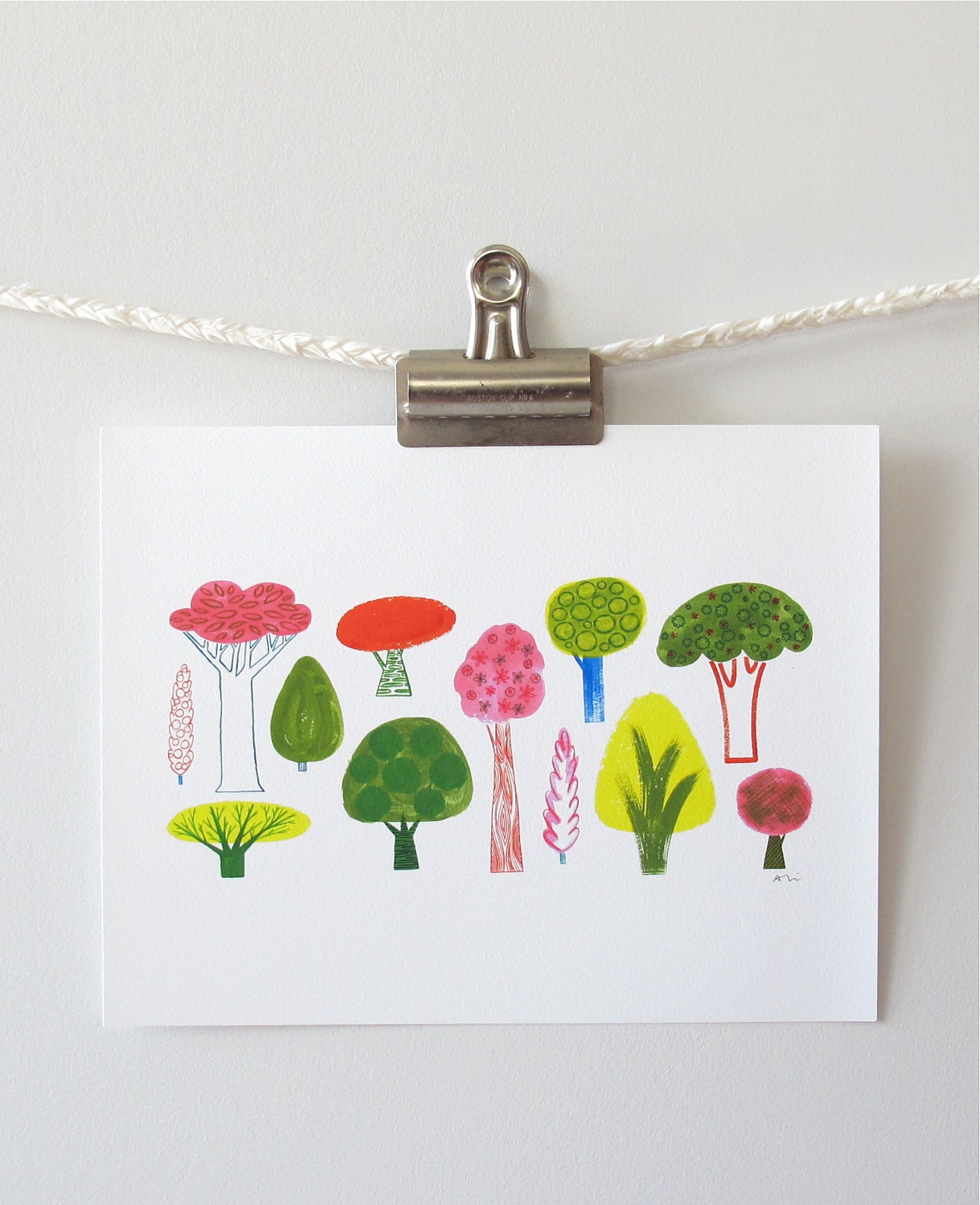 Spring Forest / 8.5x11 print
