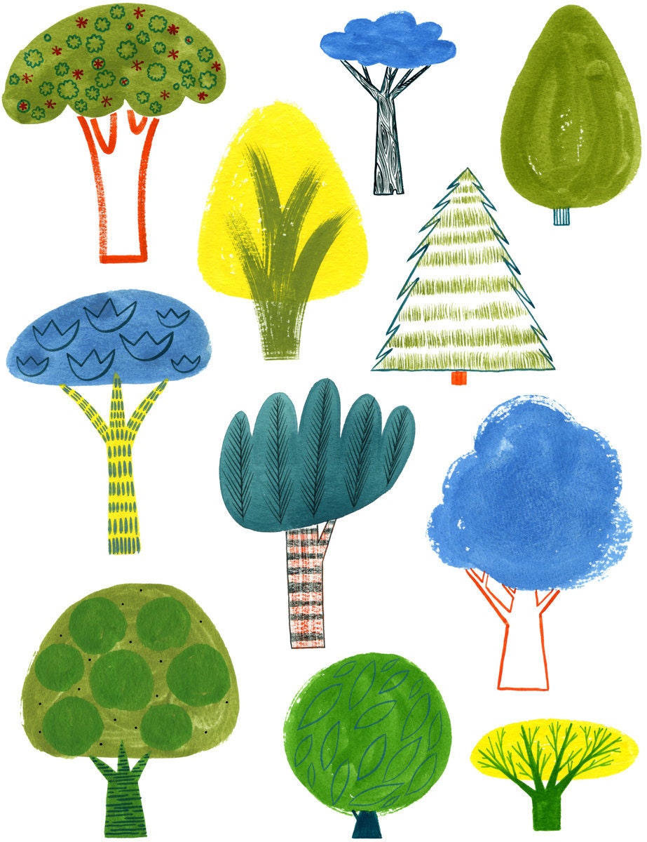 Trees / print