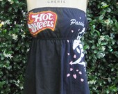 REcycled Tshirt TubeTop REVERSIBLE Size 36  Eco FRIENDLY
