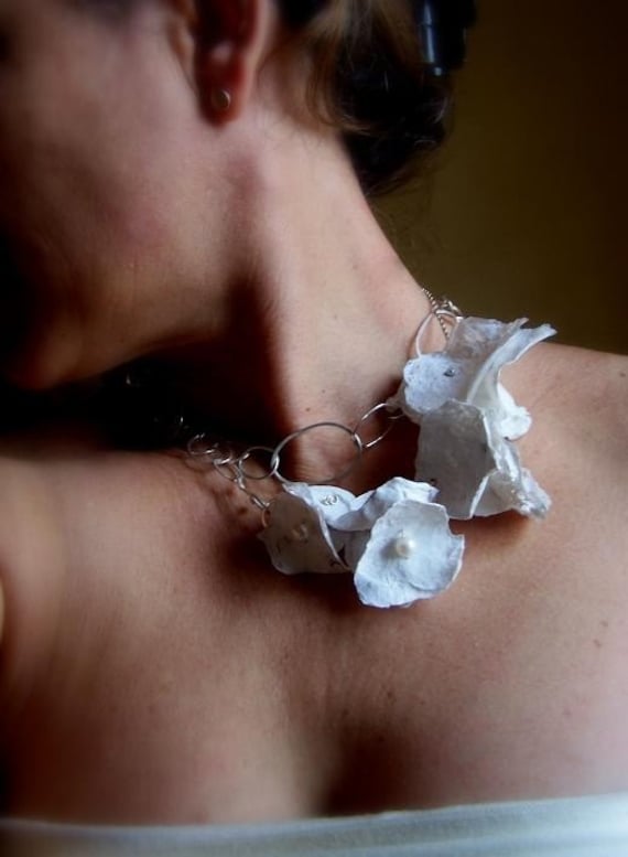 Fused Plastic Necklace - Eco Friendly