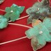 Hydrangea Necklace - Verdigris Patina