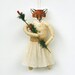Fox Spun Cotton Ornament - Holiday Ornament - Christmas Home Decor - Hostess Gift - Made to Order