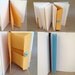Compact Expandable Travel Journal with Custom Map - Pockets and Envelopes - MADE TO ORDER
