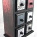 Gothic Red, Gray and Black Roses Stash Jewelry Box