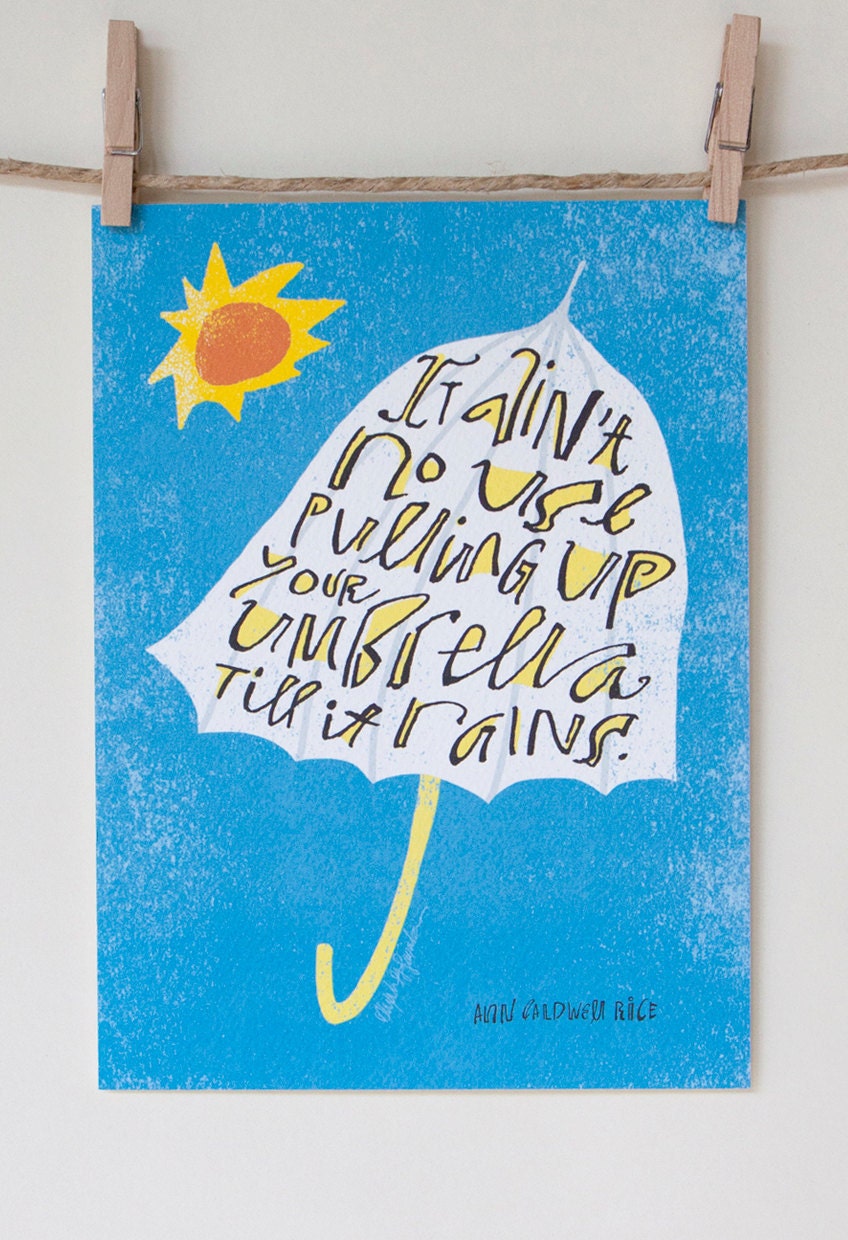 Alice Caldwell Rice Quote - Giclee