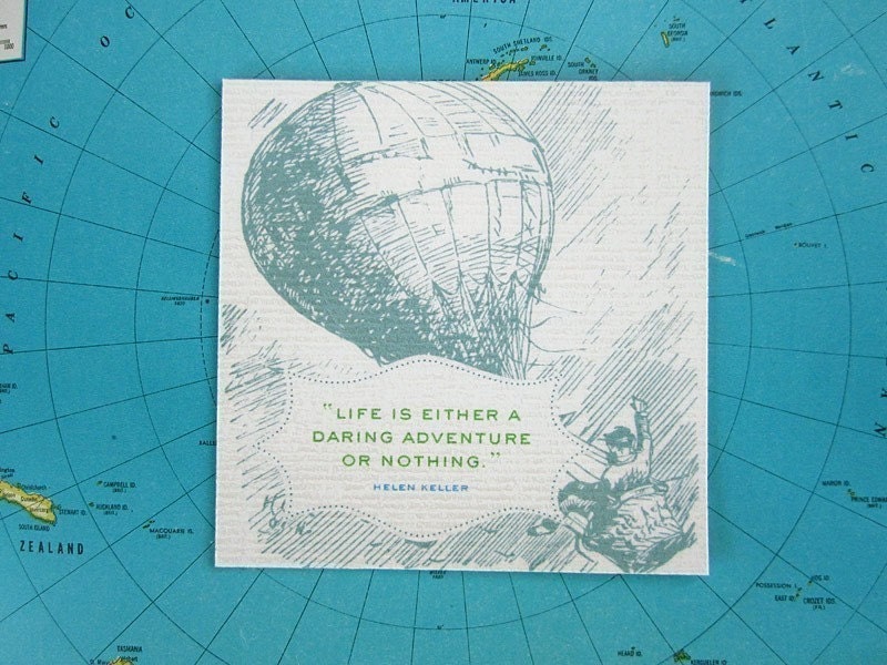 Helen Keller Adventure Inspired Travel Magnet