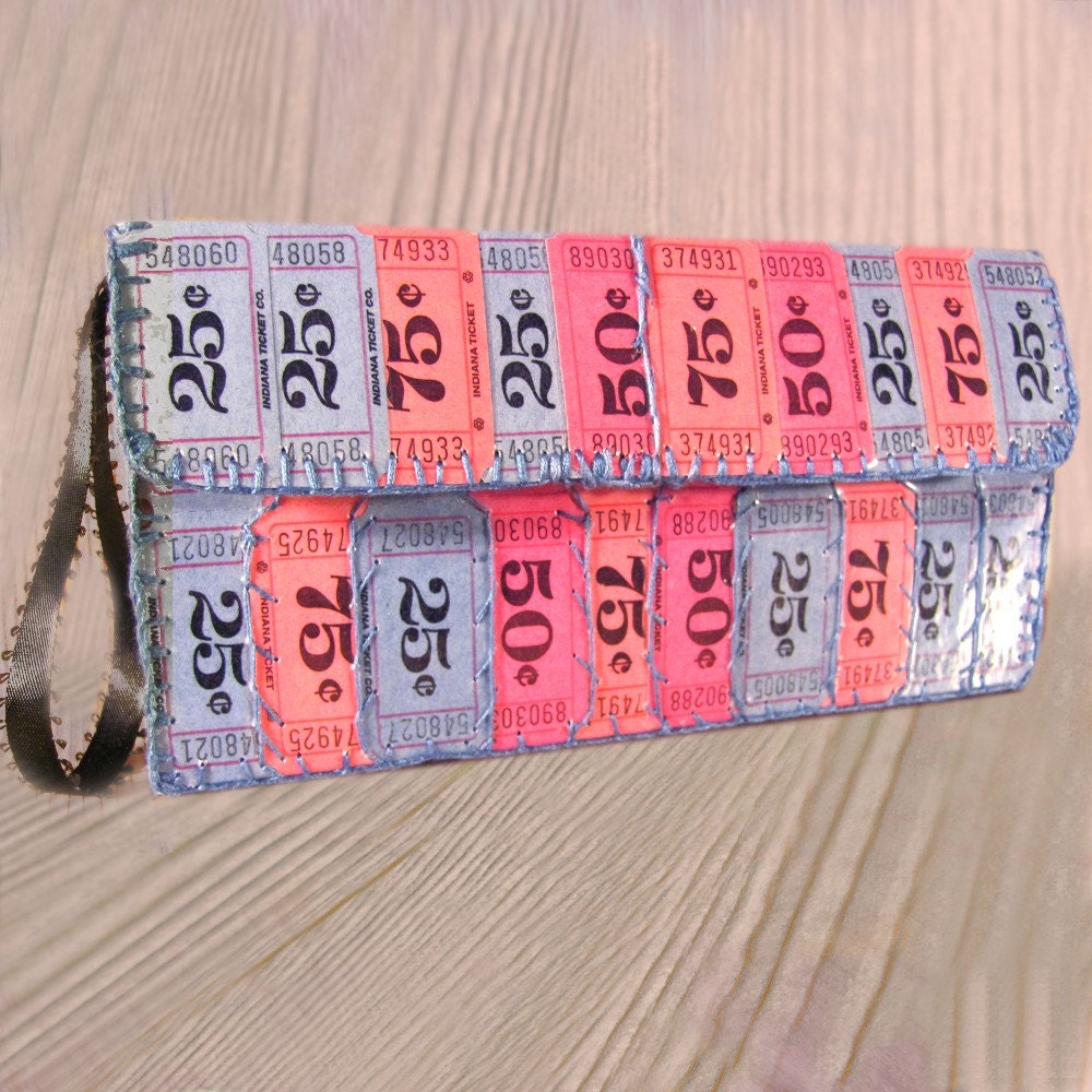 Pink and Blue Clutch