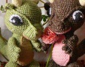 Amigurumi Baby Dragon Crochet Pattern PDF