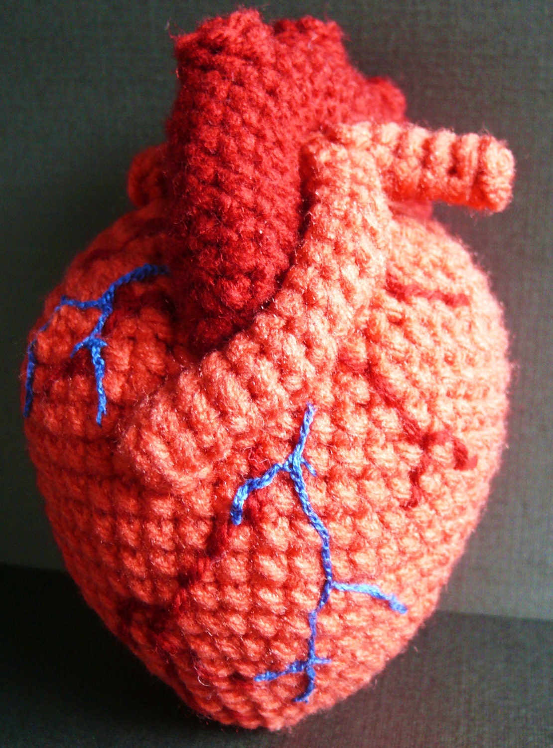 Anatomical Human Heart Crochet Pattern PDF