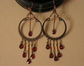 large copper earings