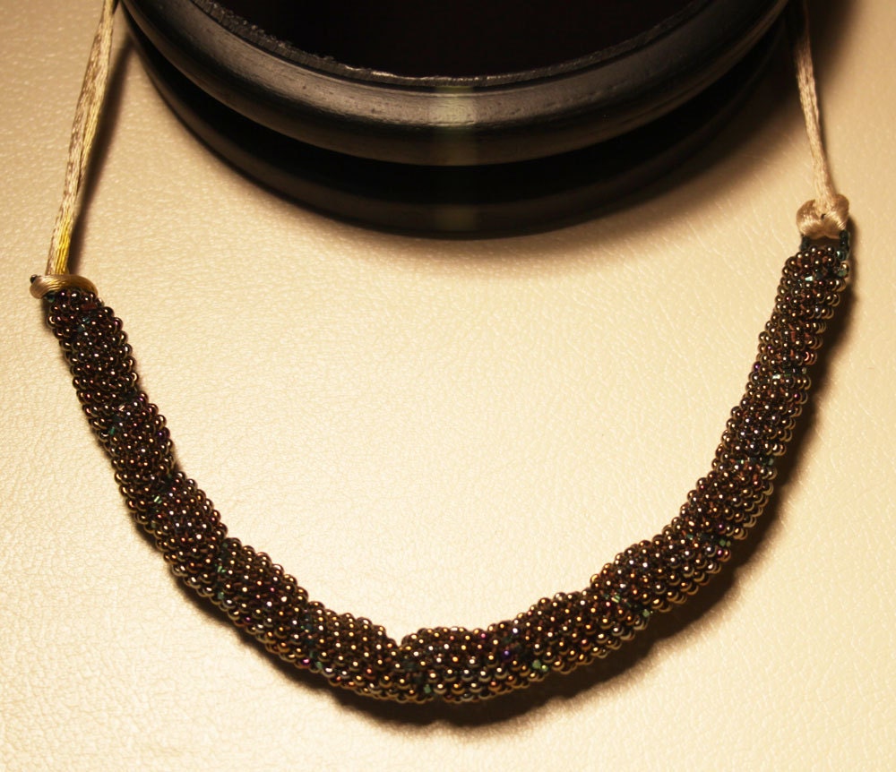 Tubular Beaded Necklace