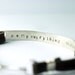 Mens Leather Cuff Bracelet CUSTOM Stamped message - anniversary - wedding gift - latitude longitude - graduation - original design